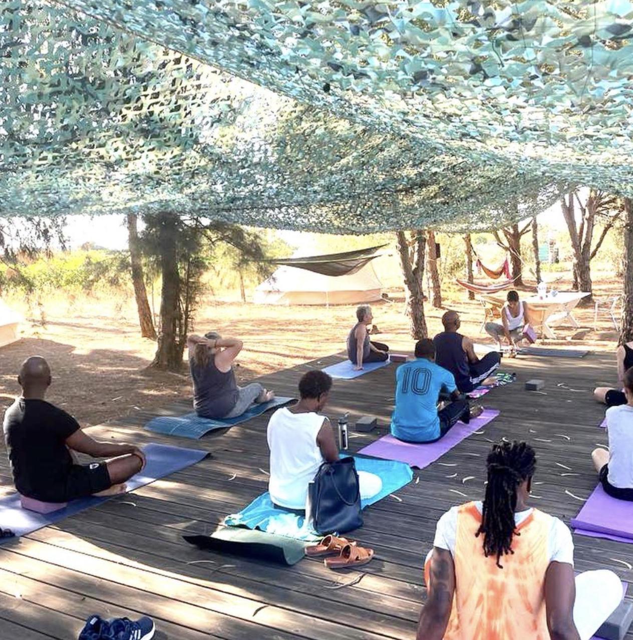 Glamping On Organic Yoga Farm With Natural Swimming Pool Near Beach Moncarapacho Eksteriør billede