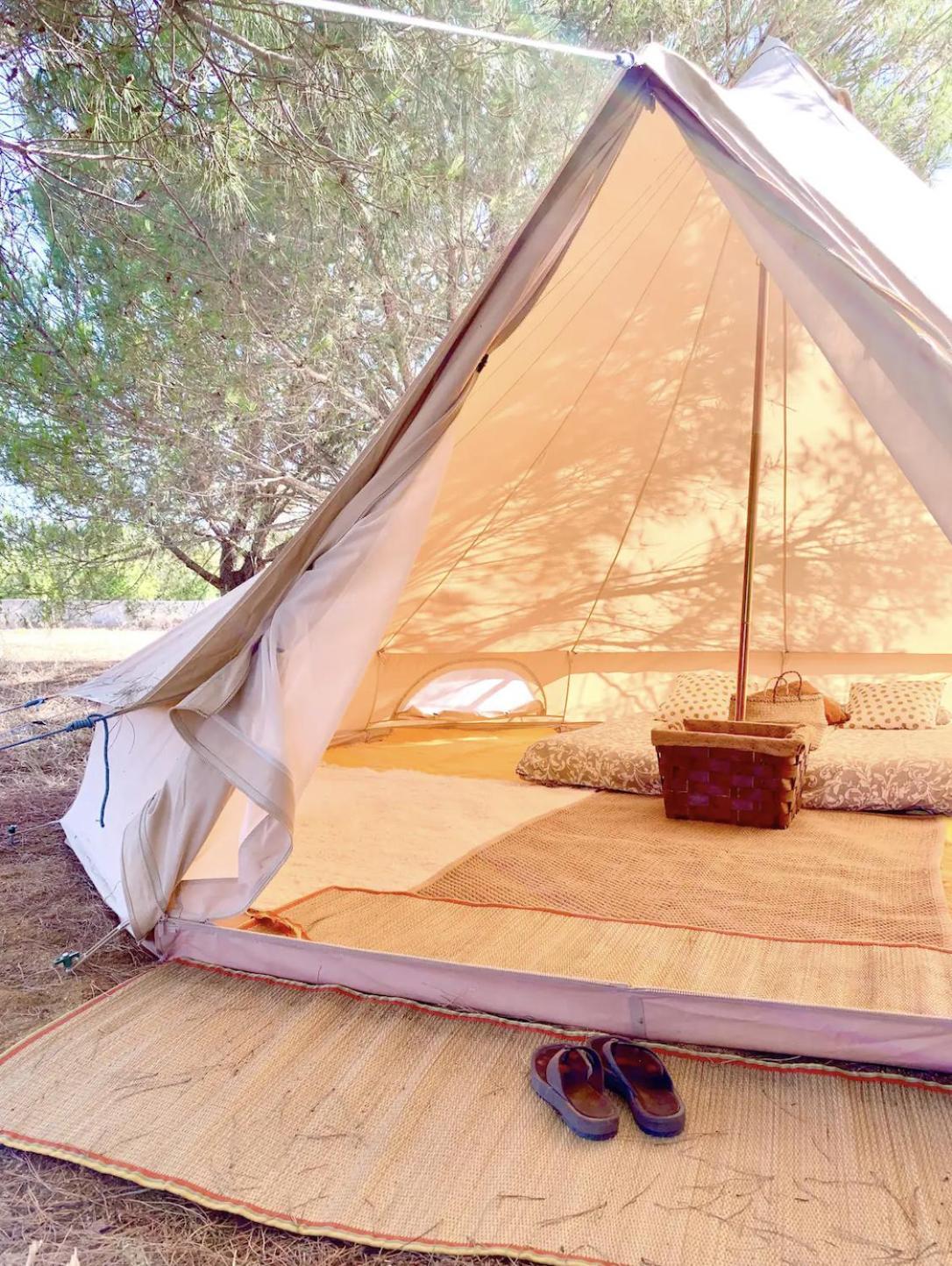 Glamping On Organic Yoga Farm With Natural Swimming Pool Near Beach Moncarapacho Eksteriør billede