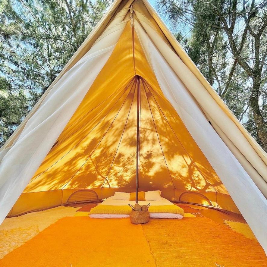 Glamping On Organic Yoga Farm With Natural Swimming Pool Near Beach Moncarapacho Eksteriør billede