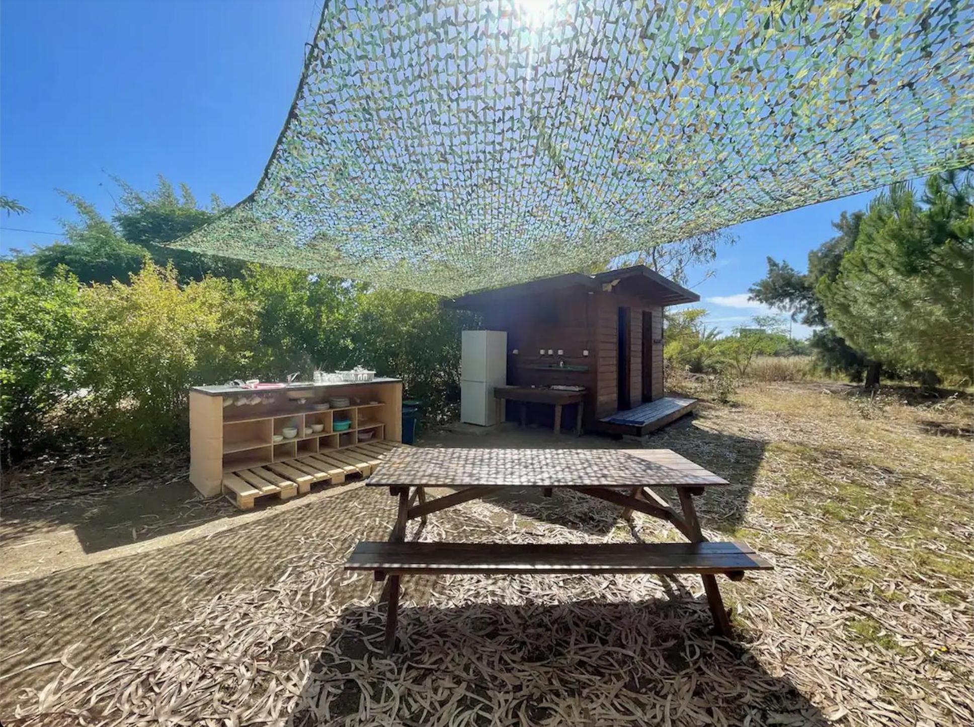 Glamping On Organic Yoga Farm With Natural Swimming Pool Near Beach Moncarapacho Eksteriør billede
