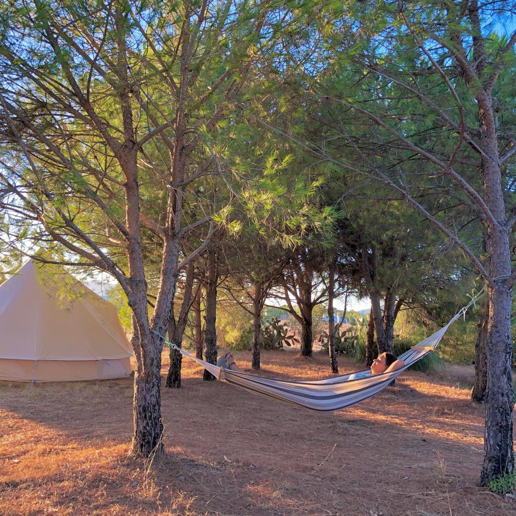 Glamping On Organic Yoga Farm With Natural Swimming Pool Near Beach Moncarapacho Eksteriør billede