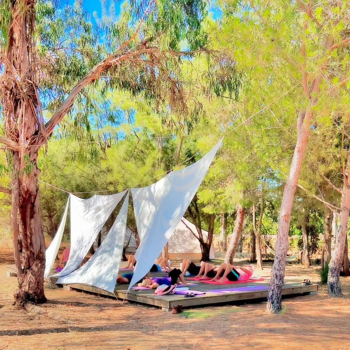 Glamping On Organic Yoga Farm With Natural Swimming Pool Near Beach Moncarapacho Eksteriør billede