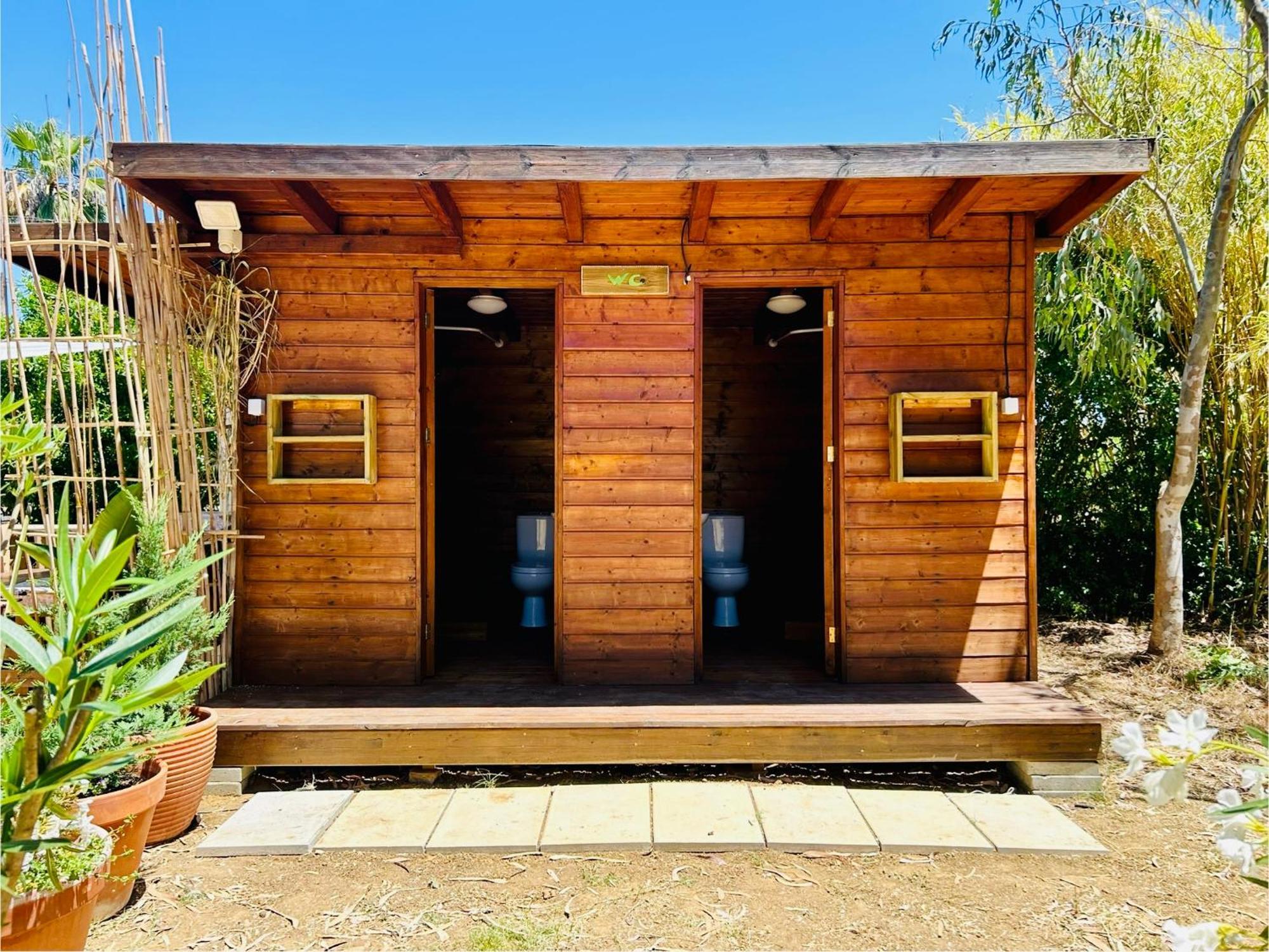 Glamping On Organic Yoga Farm With Natural Swimming Pool Near Beach Moncarapacho Eksteriør billede